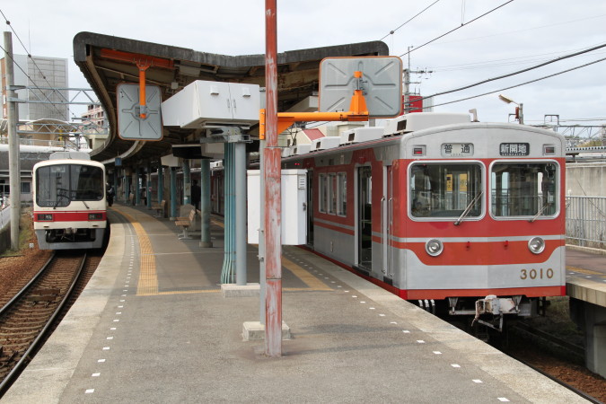 313 神戸電鉄三田線 三田駅 兵庫県 天空への線路道